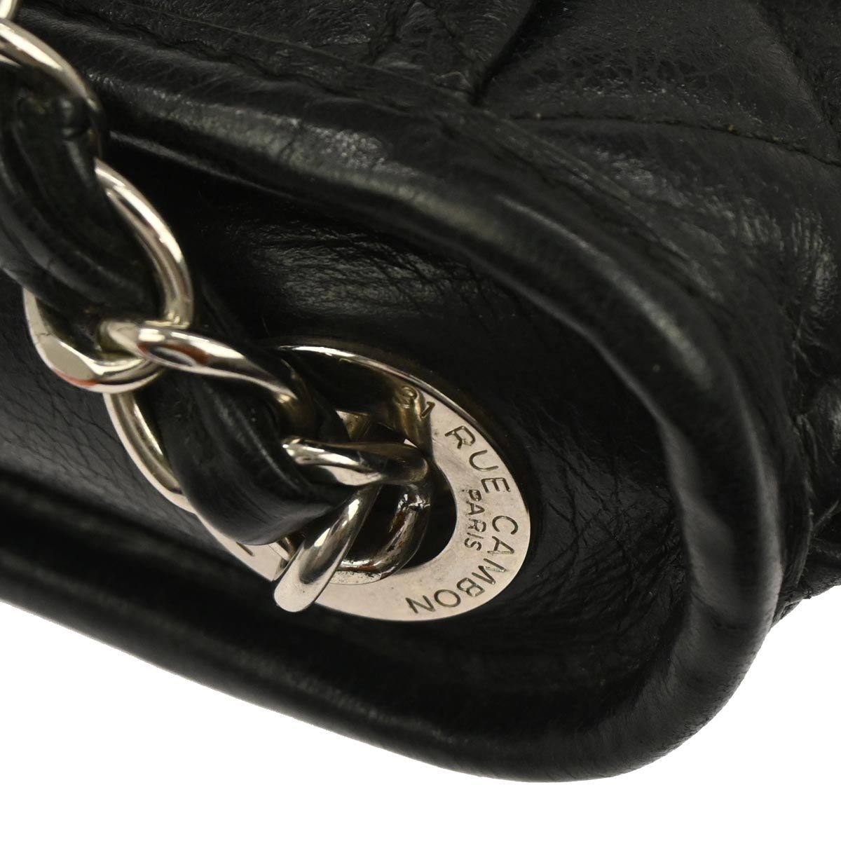 Chanel Black Calfskin Camera Bag Shoulder Bag