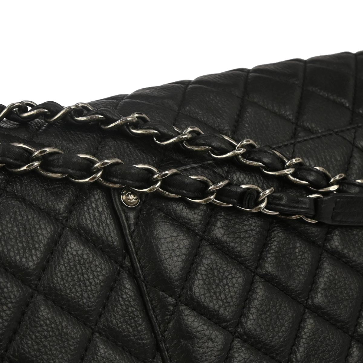 Chanel Black Calfskin XXL Flap Bag
