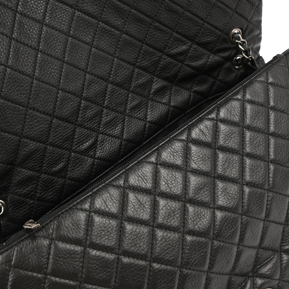 Chanel Black Calfskin XXL Flap Bag
