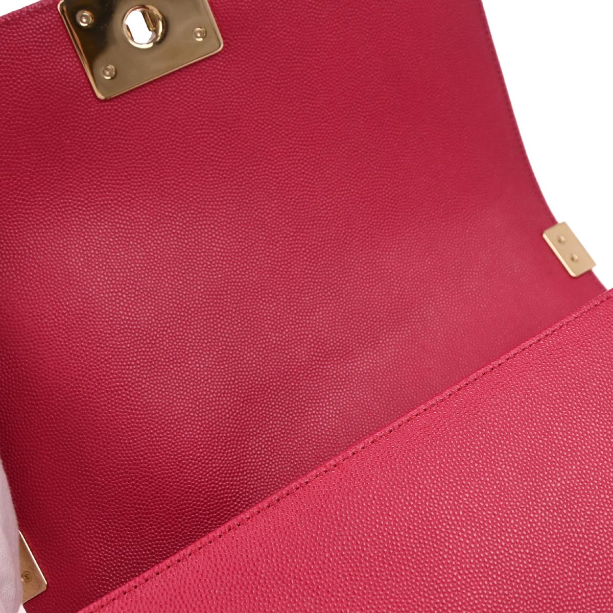 Boy Chanel Pink Caviar Skin Medium Chain Shoulder Bag