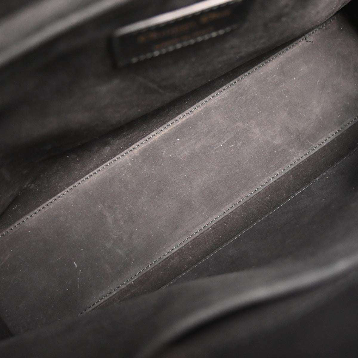 Christian Dior Black Lambskin Large Lady Dior Cannage Handbag