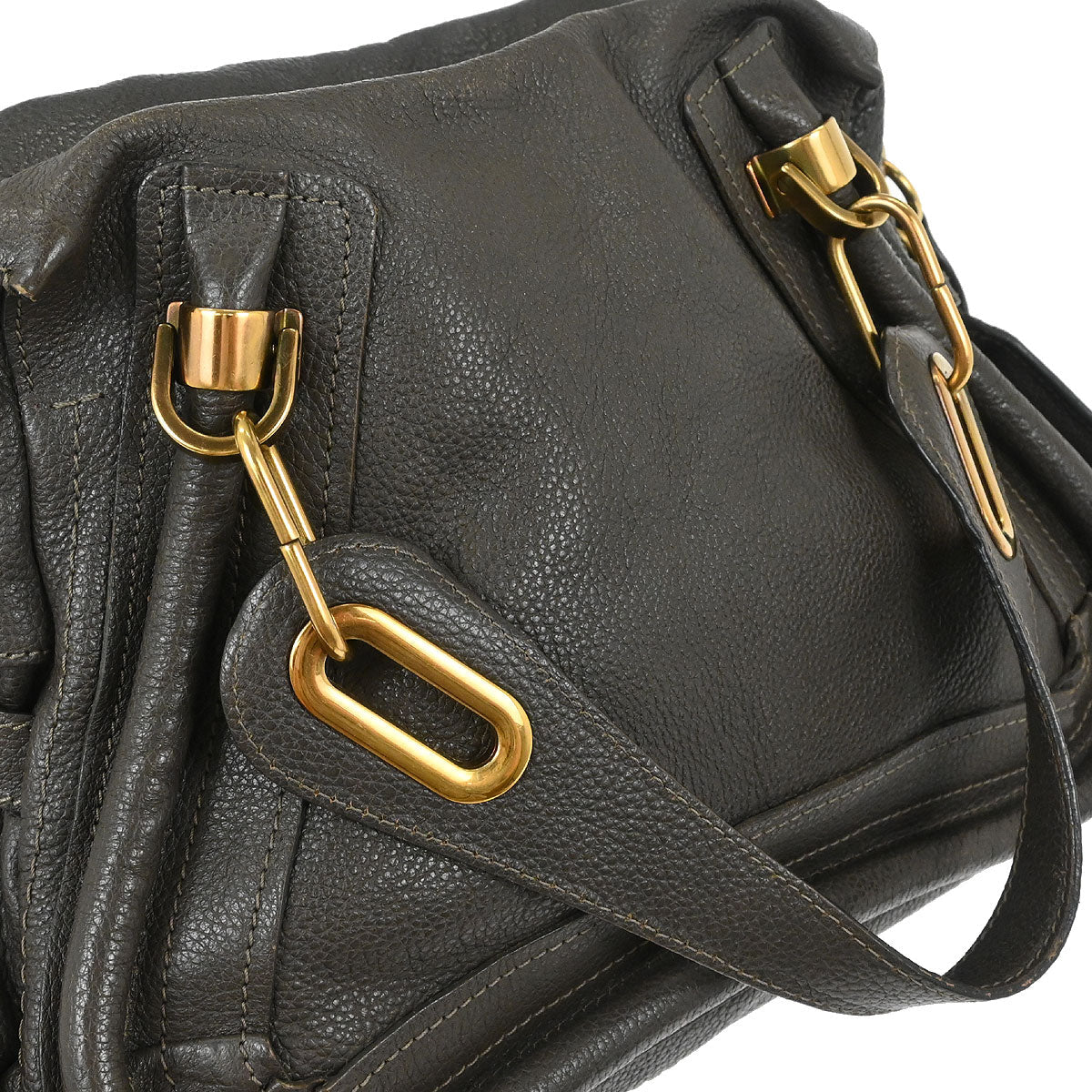 Chloe Brown Paraty 2way Shoulder Handbag