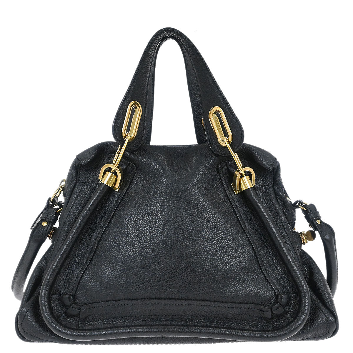 Chloe Black Paraty 2way Shoulder Handbag