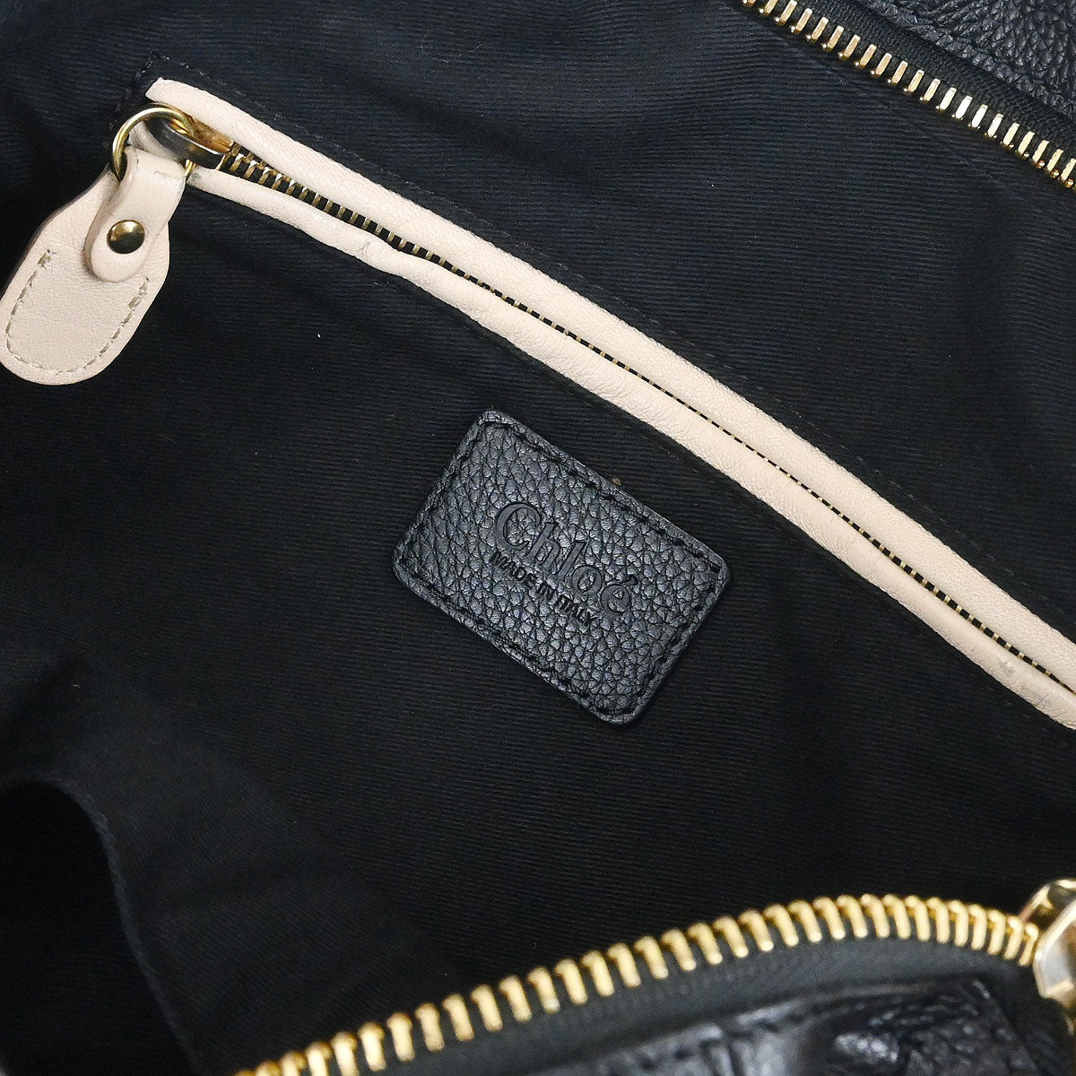 Chloe Black Paraty 2way Shoulder Handbag