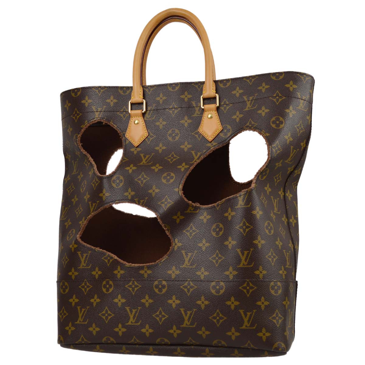 Louis Vuitton x Rei Kawakubo Comme des Garcons 2014 Monogram Bag With Holes M40279