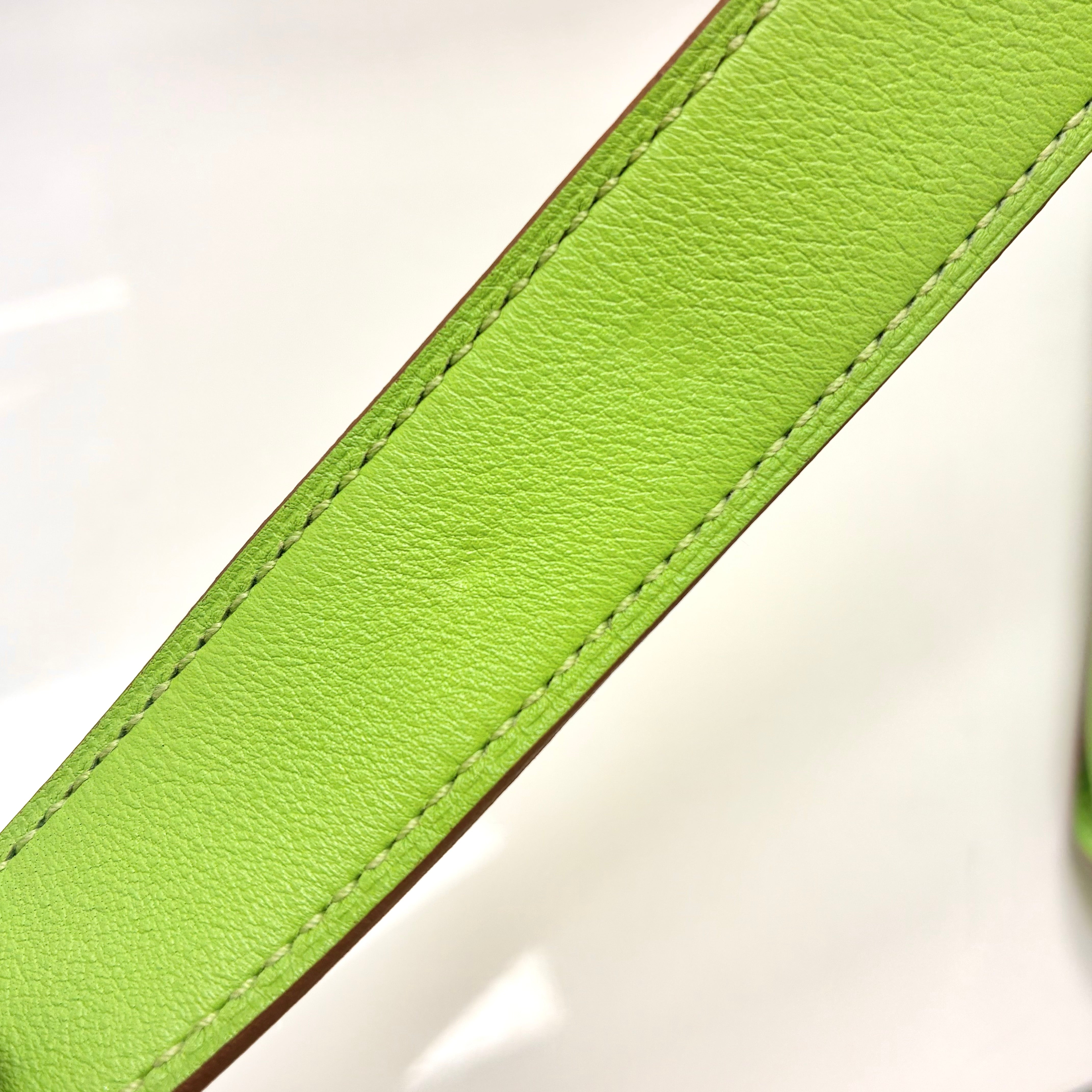 Hermes Apple Green Swift Jypsiere 28 Shoulder Bag