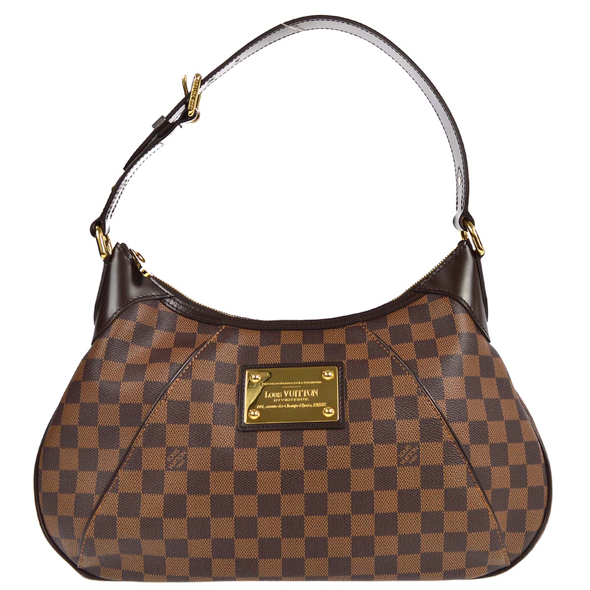 Louis Vuitton 2011 Damier Thames GM Hobo Shoulder Bag N48181