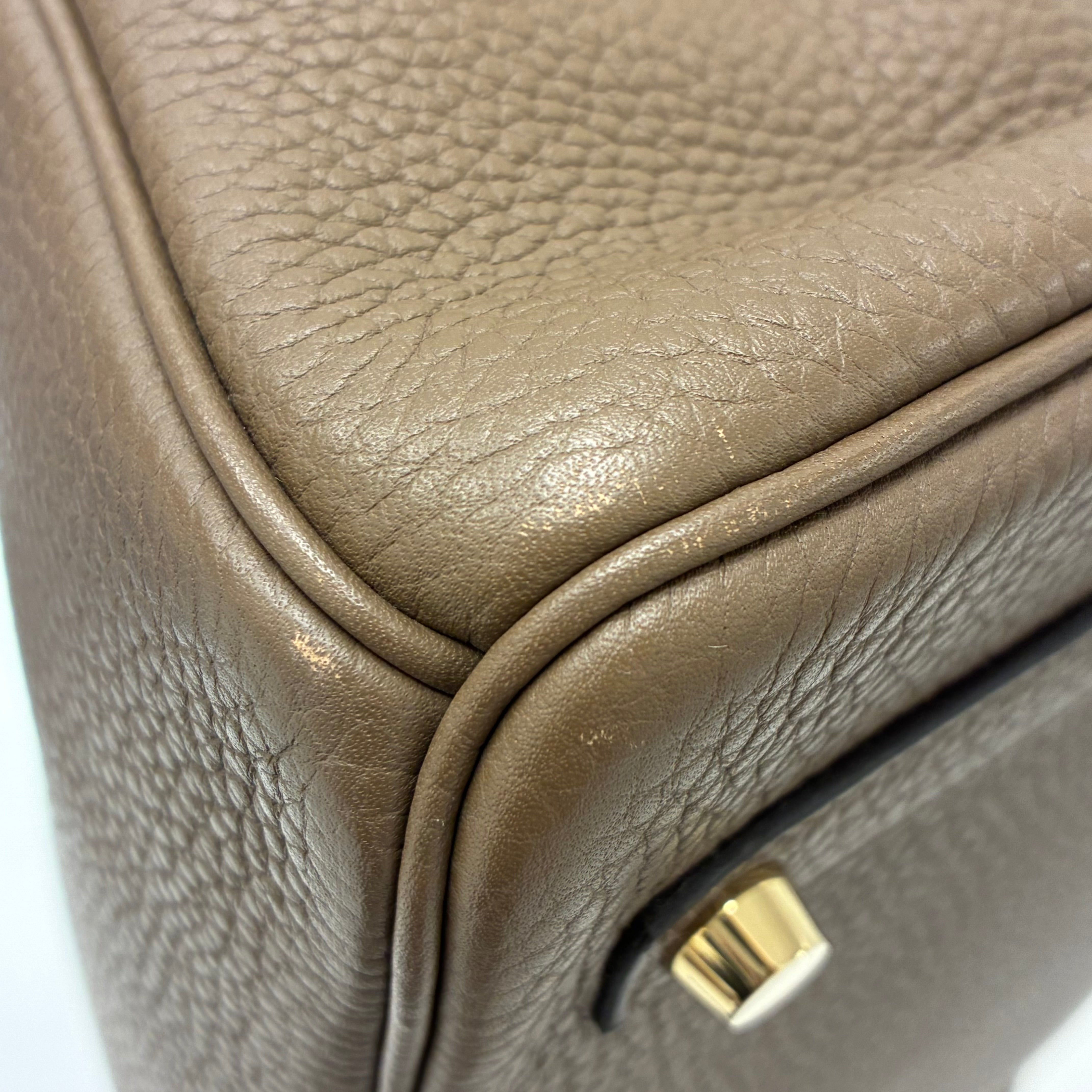 Hermes 2014 Taupe Gray Togo Birkin 35 Handbag
