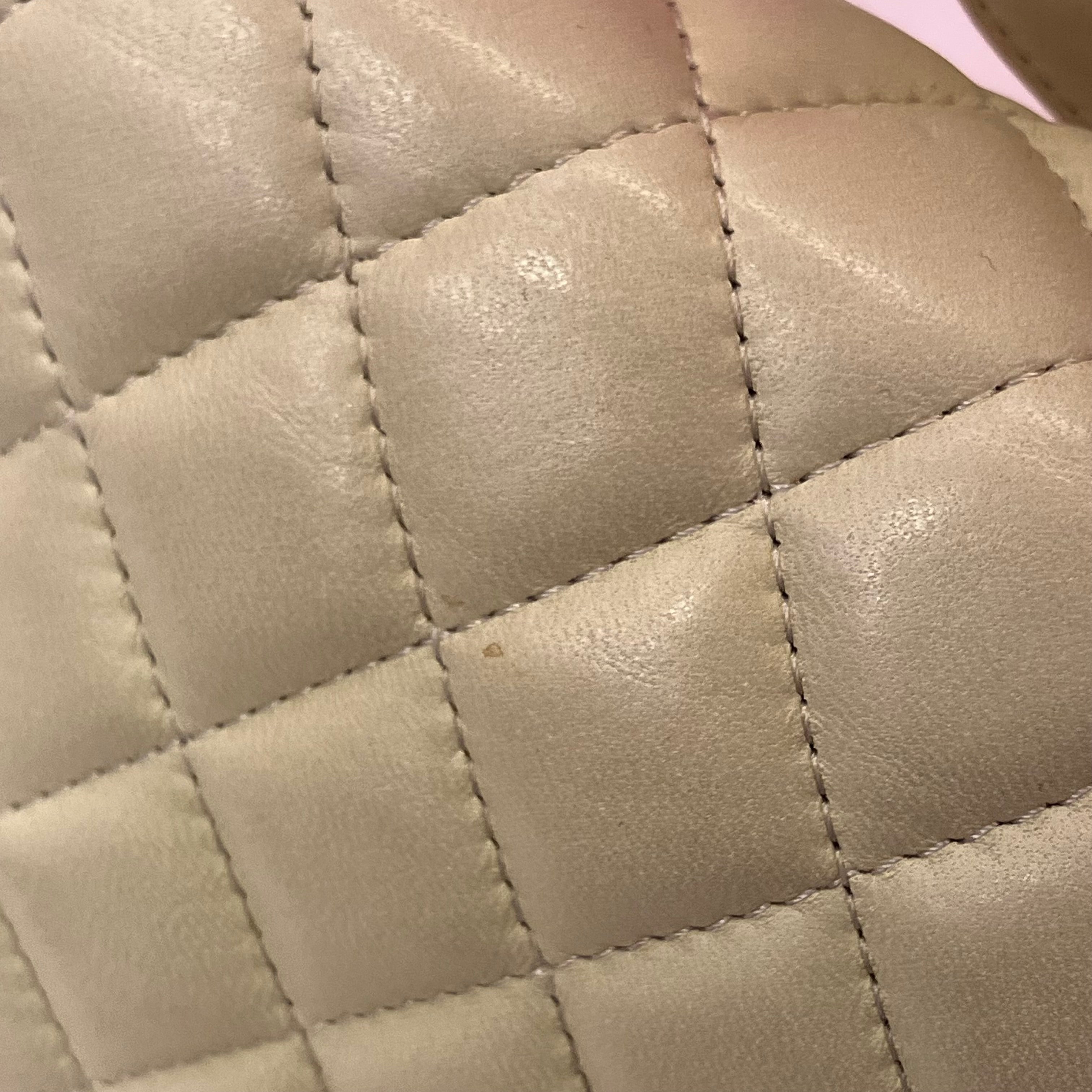 Chanel 2010-2011 Lime Green Lambskin Butterfly Shoulder Bag