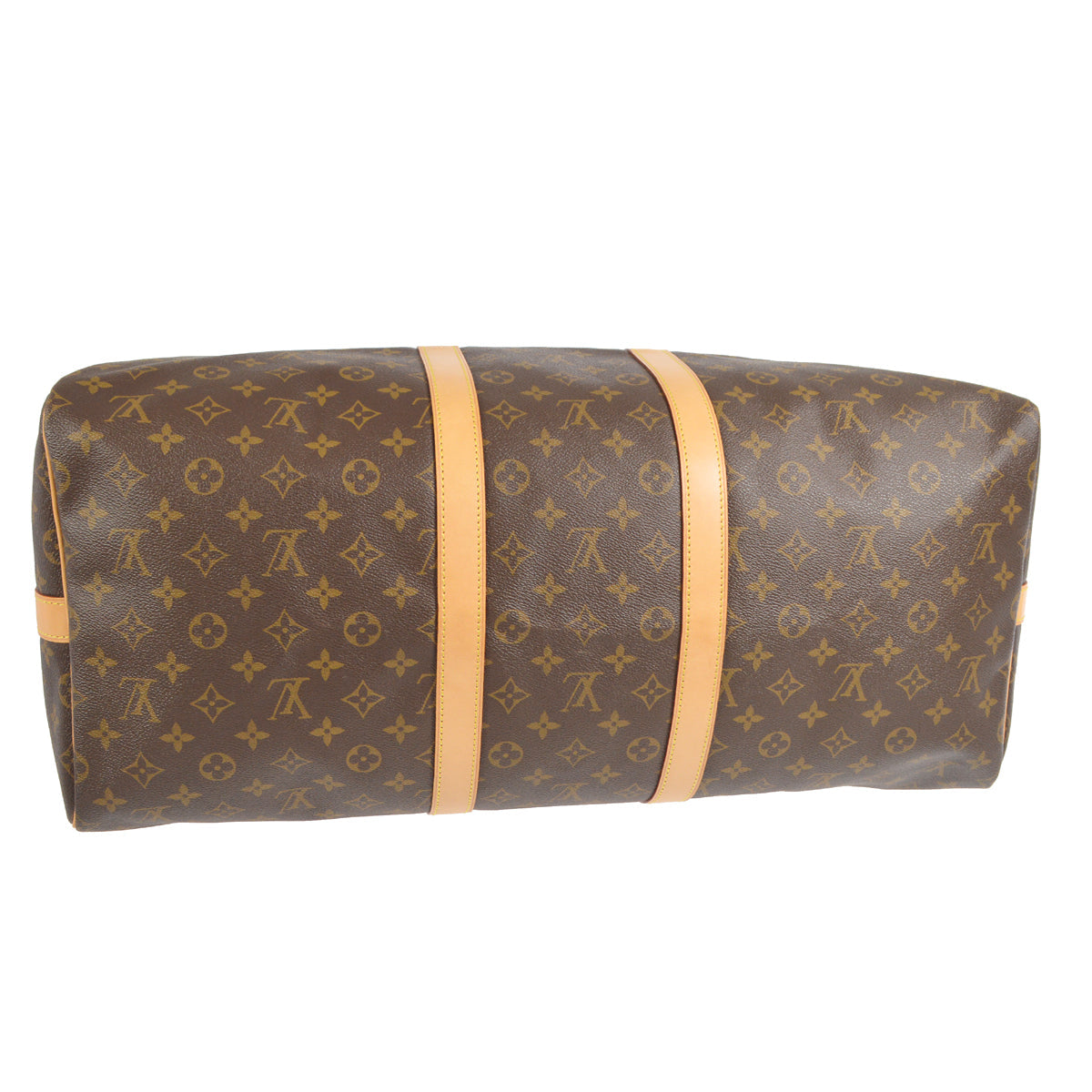 Louis Vuitton 2012 Keepall Bandouliere 55 Travel Handbag Monogram M41414