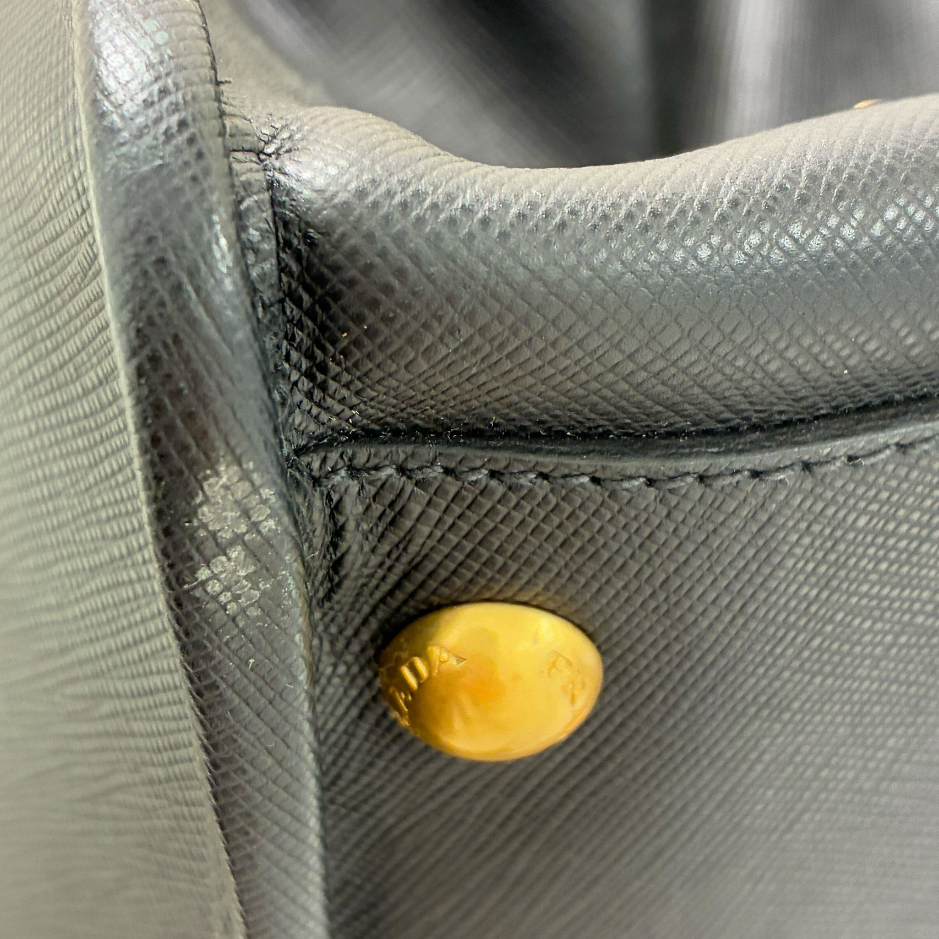 Prada Black Leather Handbag