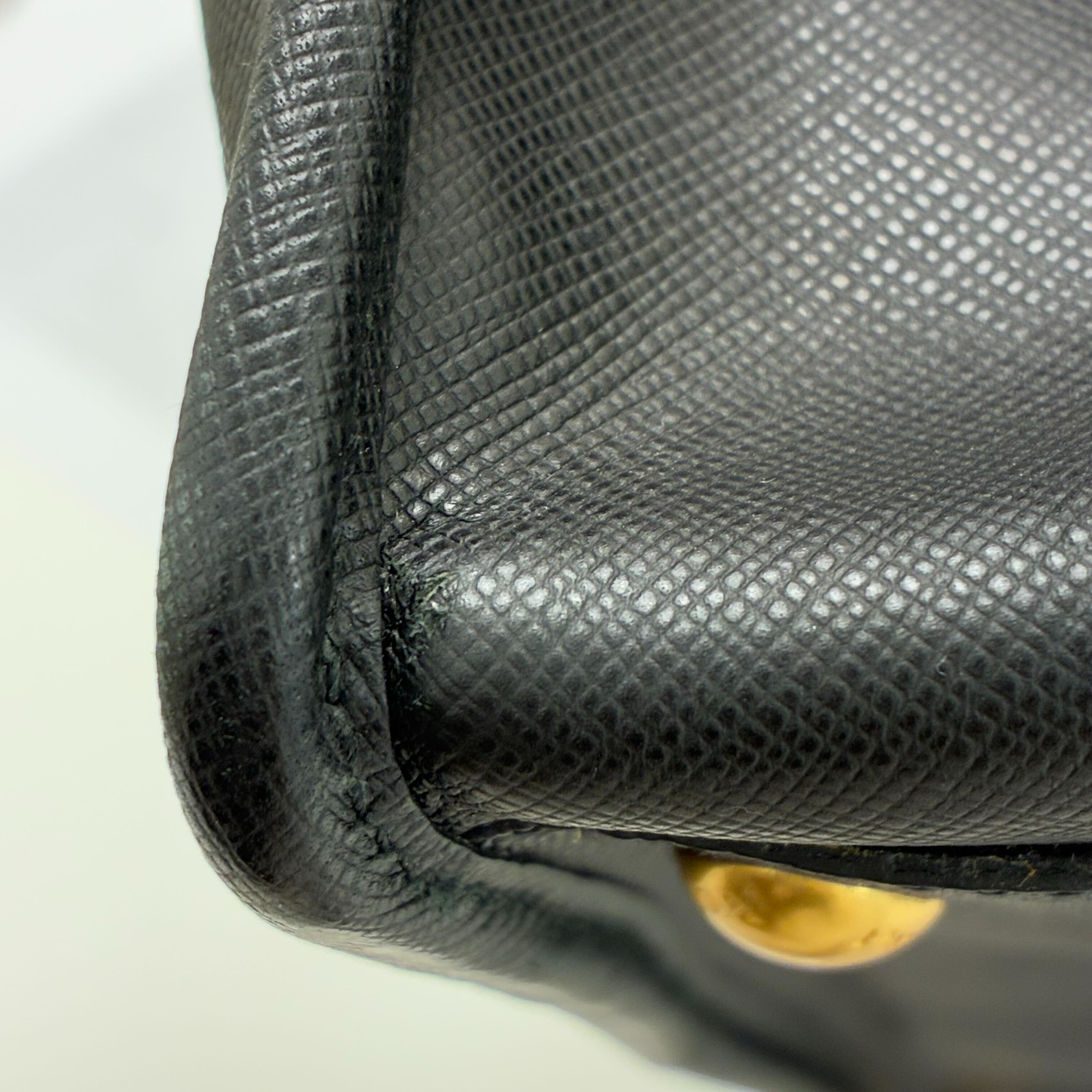 Prada Black Leather Handbag