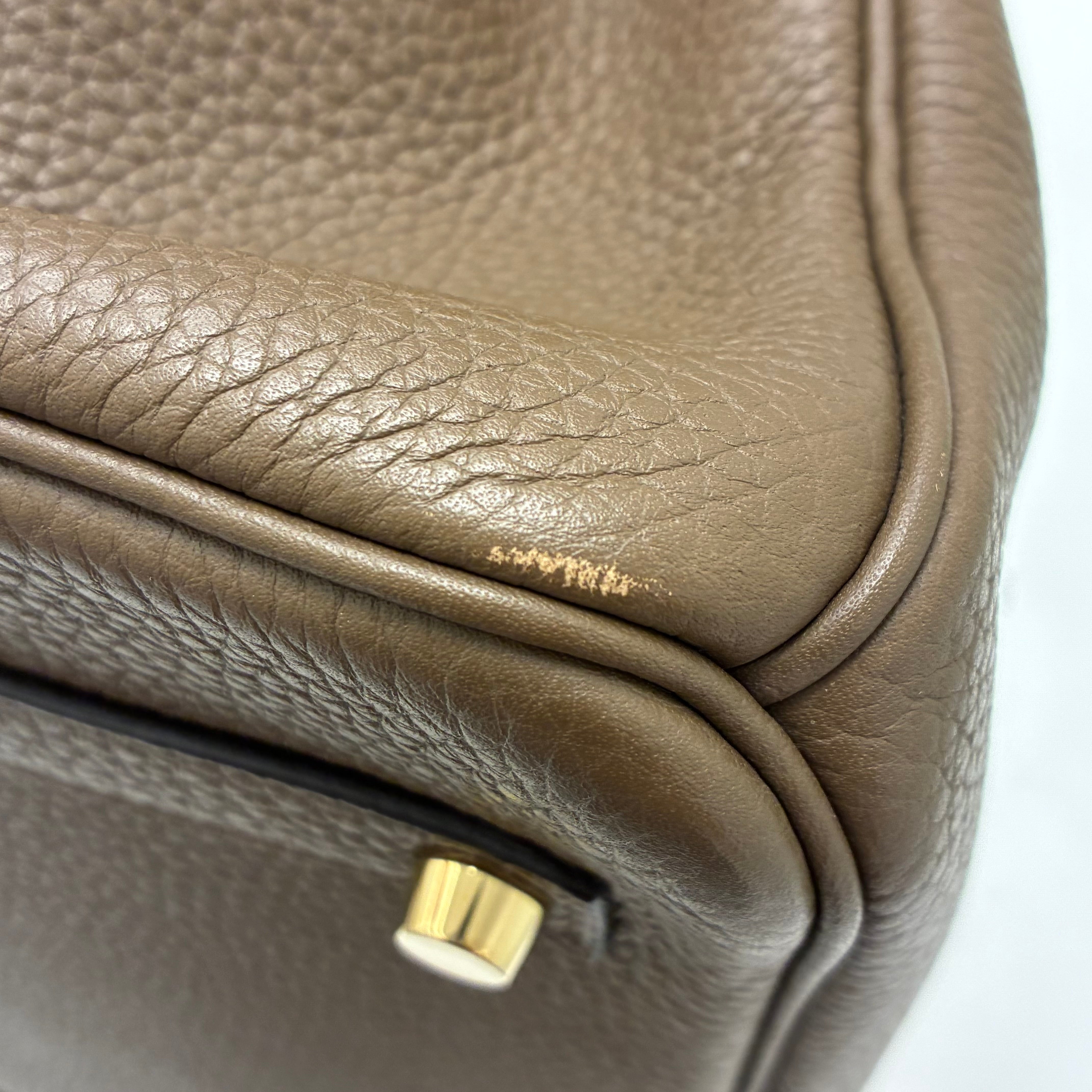 Hermes 2014 Taupe Gray Togo Birkin 35 Handbag