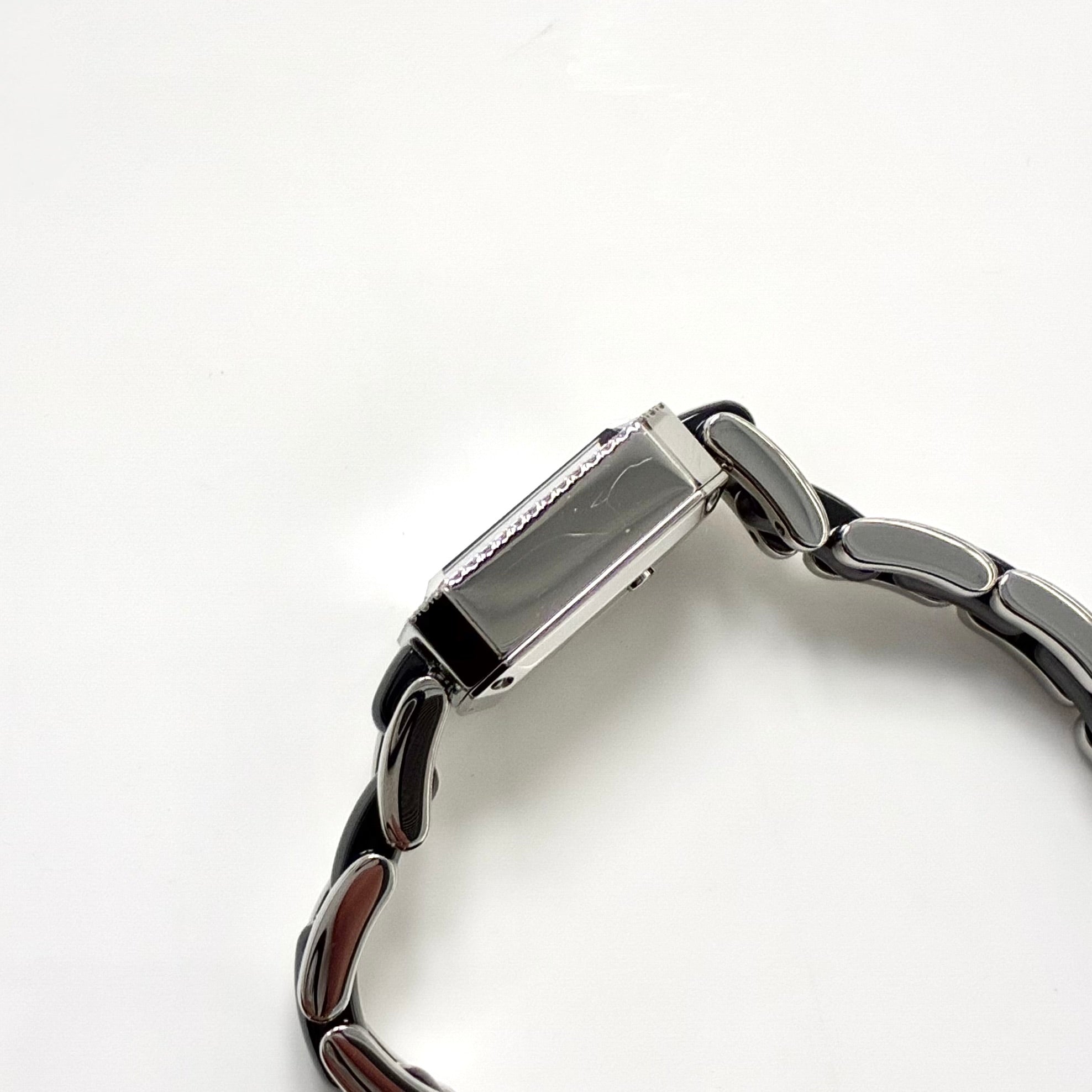 Chanel Premiere H2163 Quartz Watch Ceramic SS Diamond