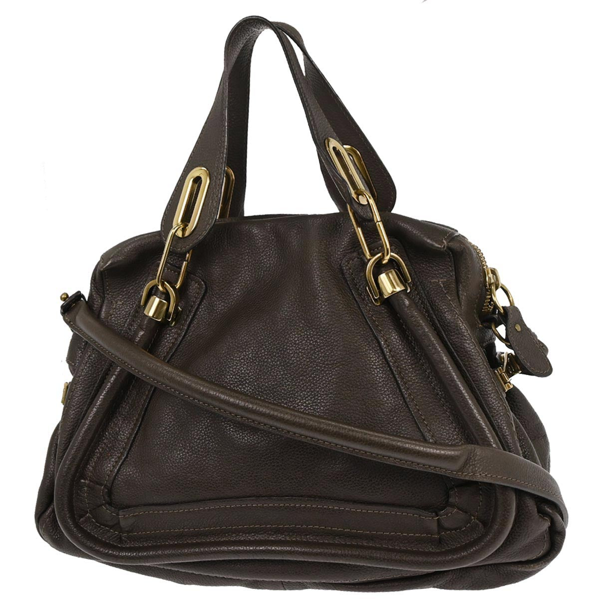 Chloe Brown Paraty 2way Shoulder Handbag