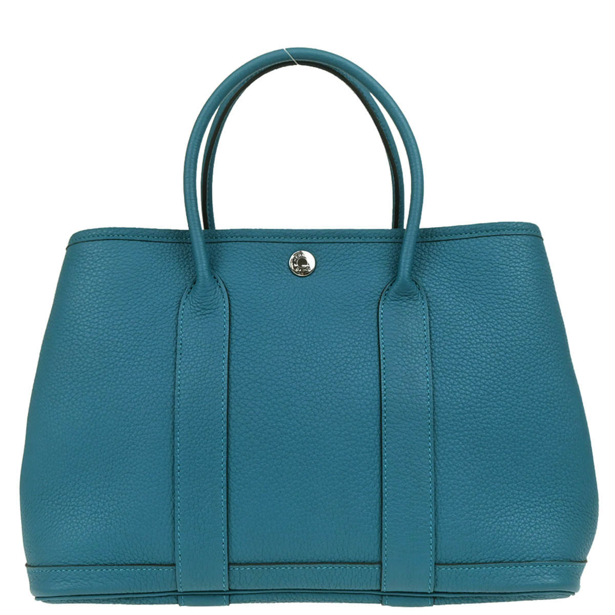 Hermes 2018 Vert Bosphore Negonda Garden Party 30 TPM Tote Handbag