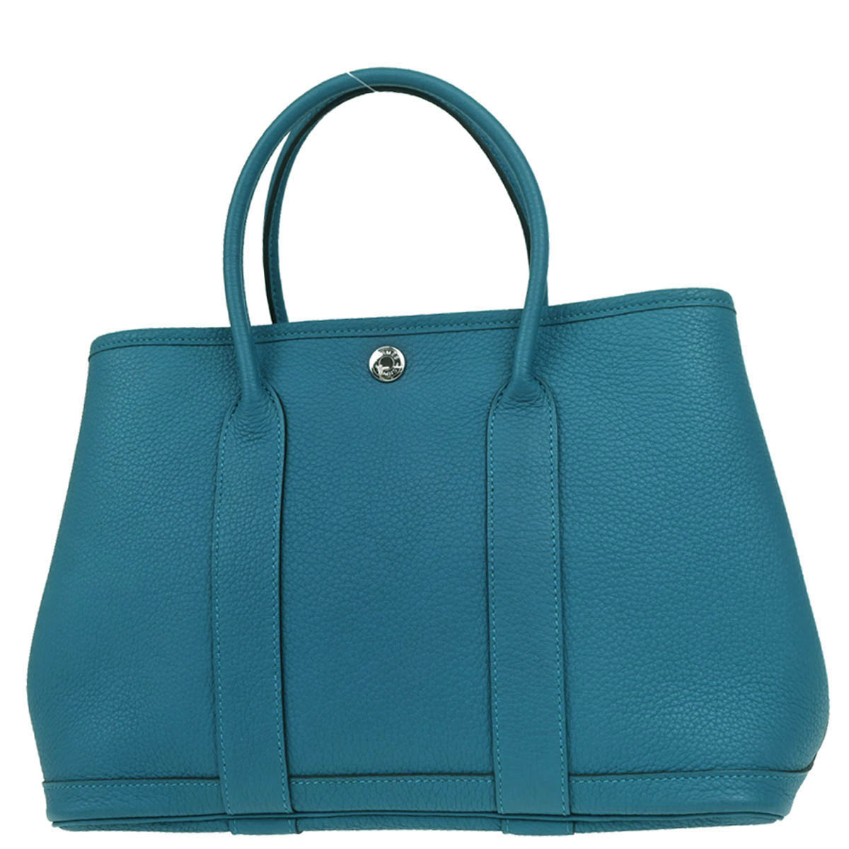 Hermes 2018 Vert Bosphore Negonda Garden Party 30 TPM Tote Handbag