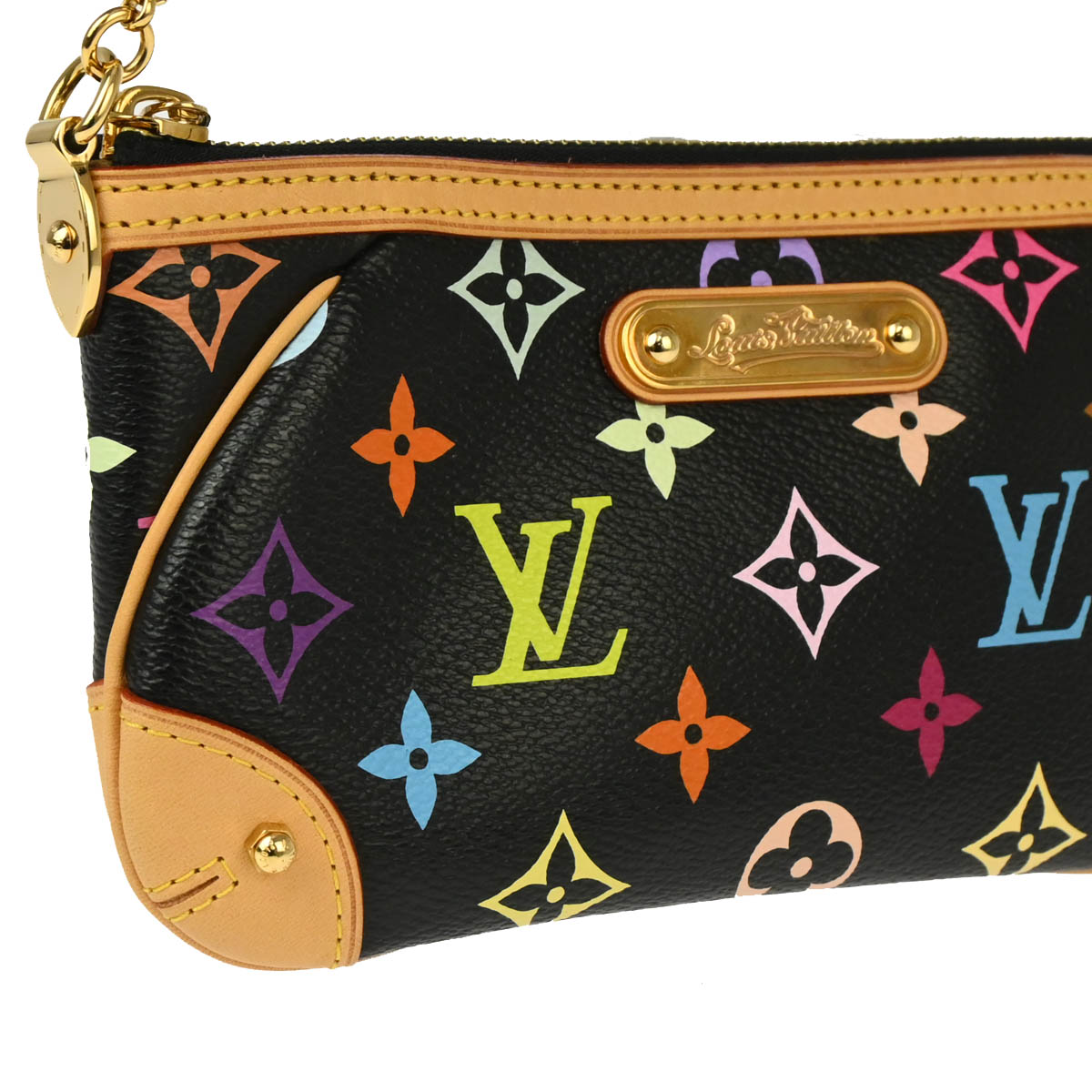 Louis Vuitton 2012 Pochette Milla MM Handbag Multicolor M60097