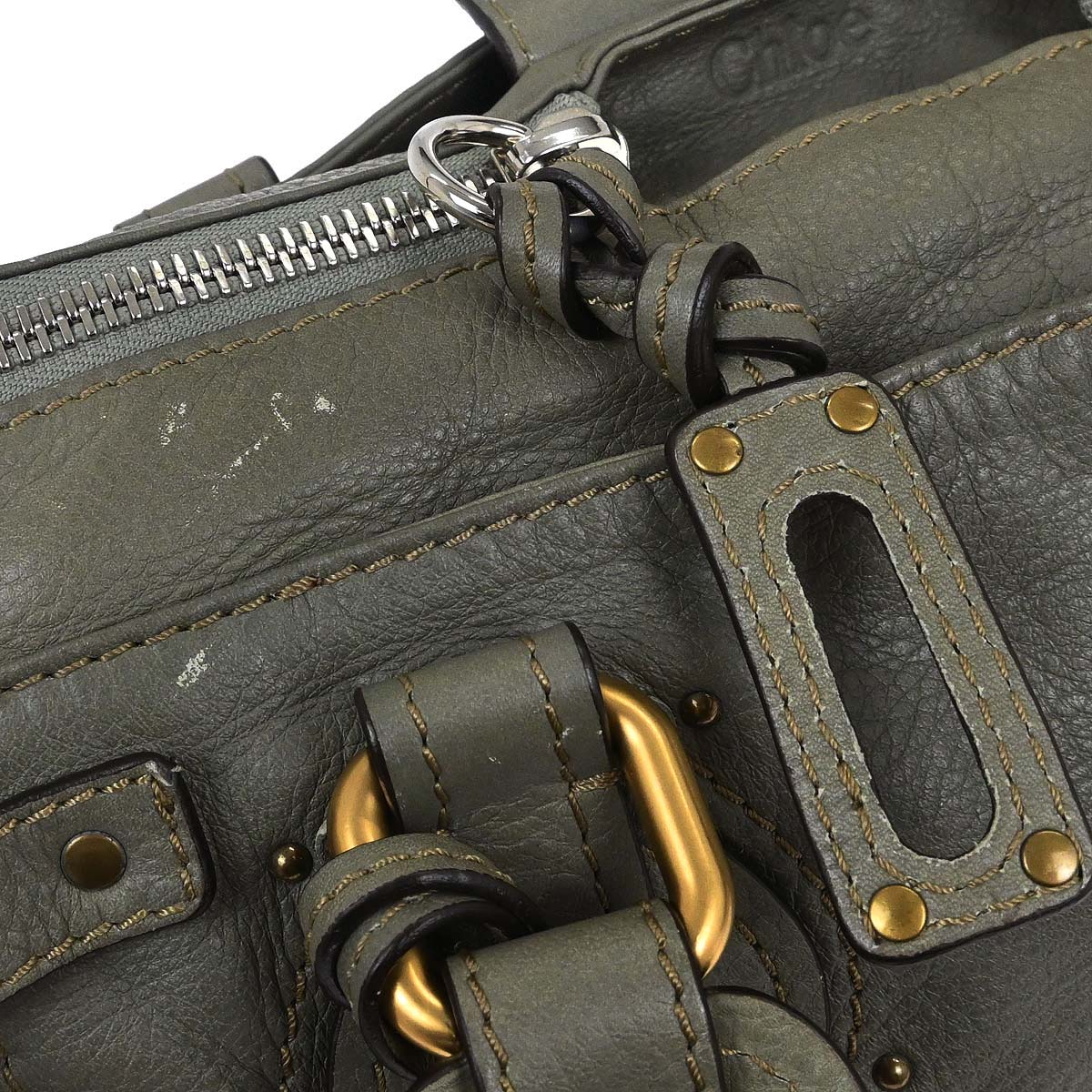 Chloe Khaki Paddington Medium Handbag