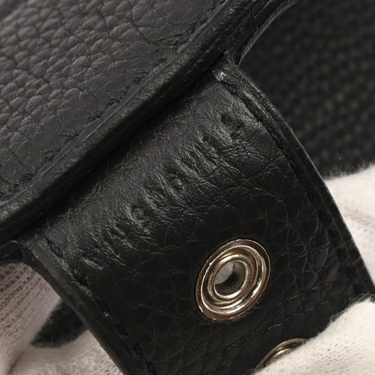 Hermes Black Togo Sac a Depeches 38 Business Bag Handbag