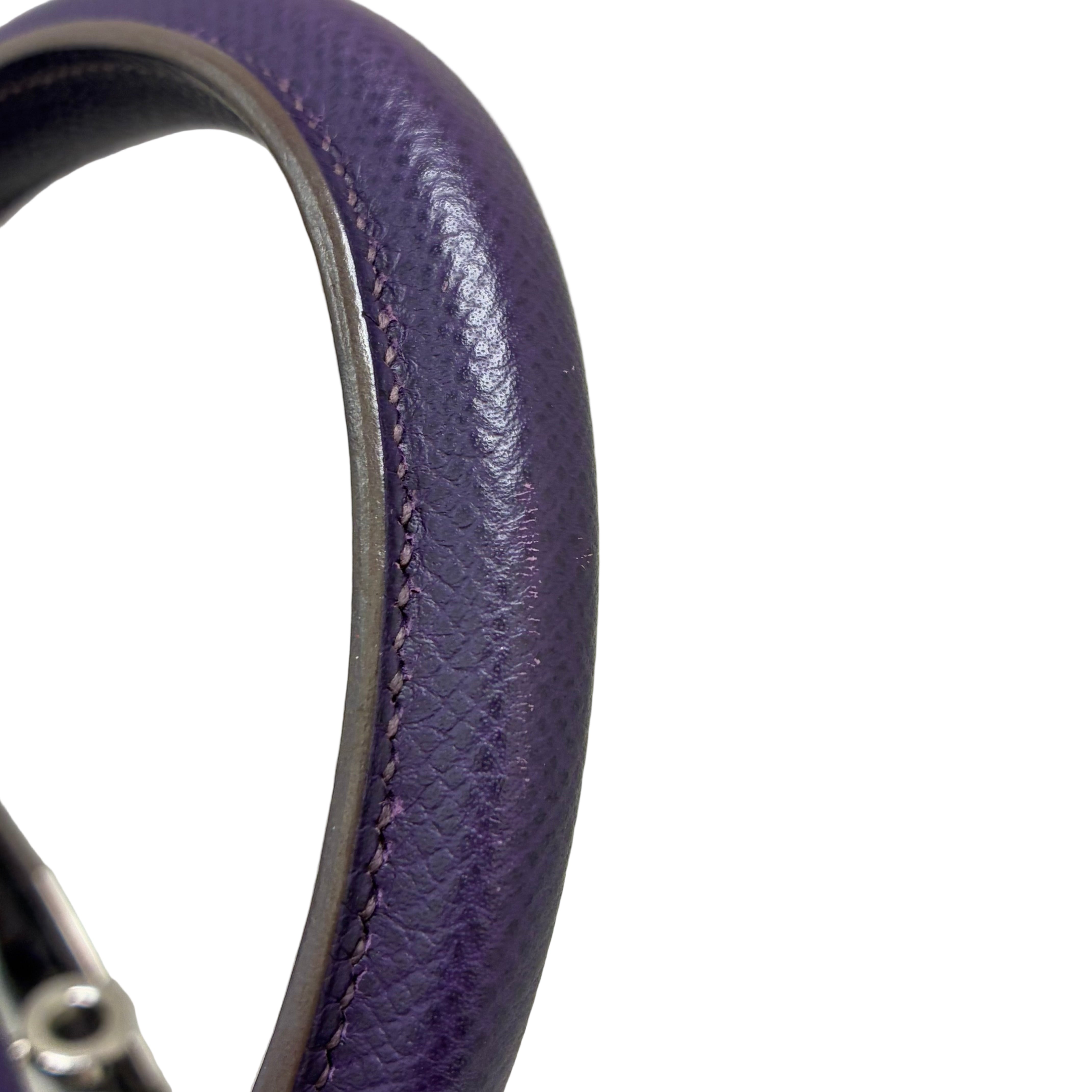 Hermes 2010 Violet Epsom Kelly 25 Retourne