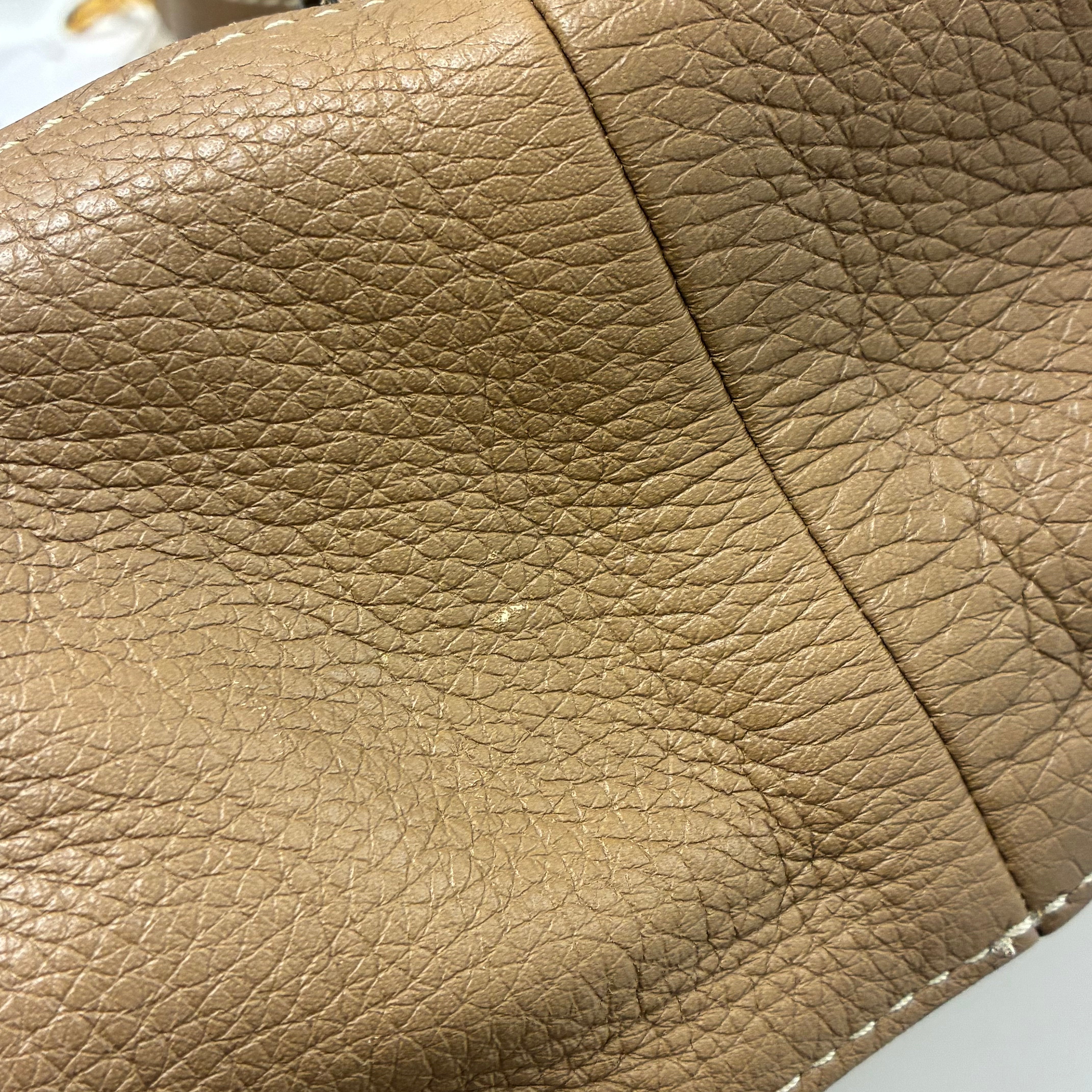 Chloe Brown Leather Marcie 2way Shoulder Handbag