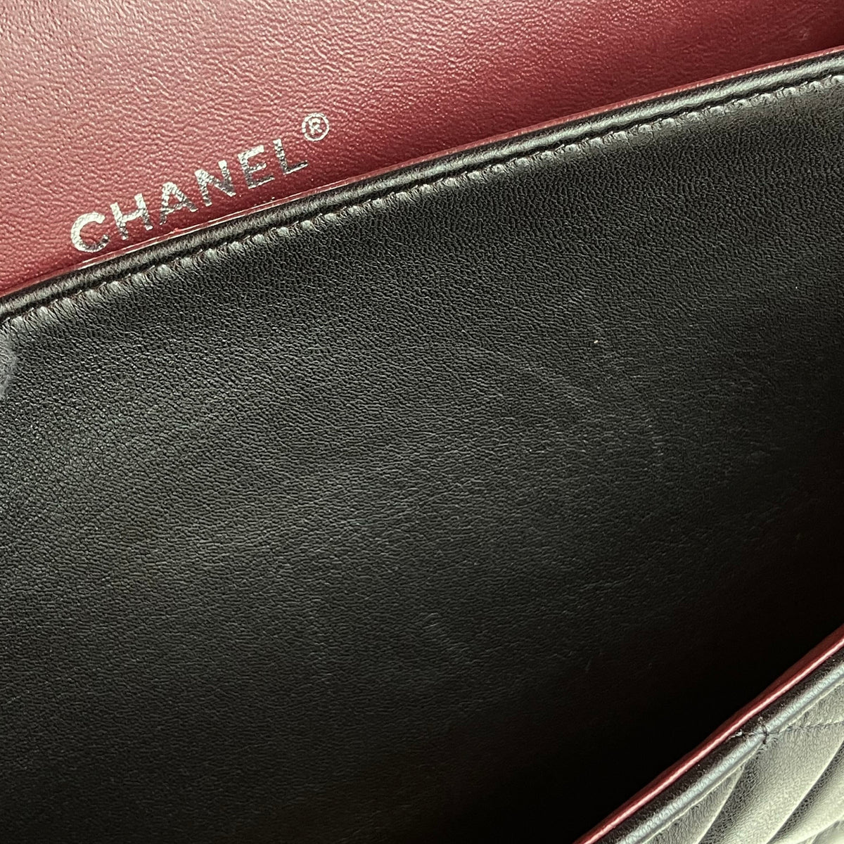 Chanel 2012 Black Lambskin Maxi Classic Double Flap Shoulder Bag
