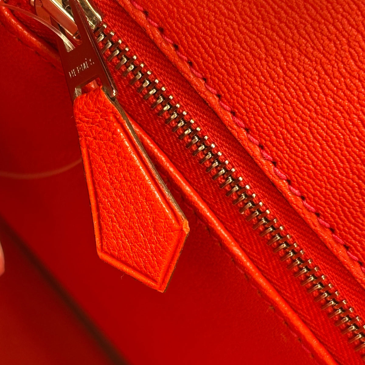 Hermes * Rouge Pivoine Niloticus Birkin 30 Handbag
