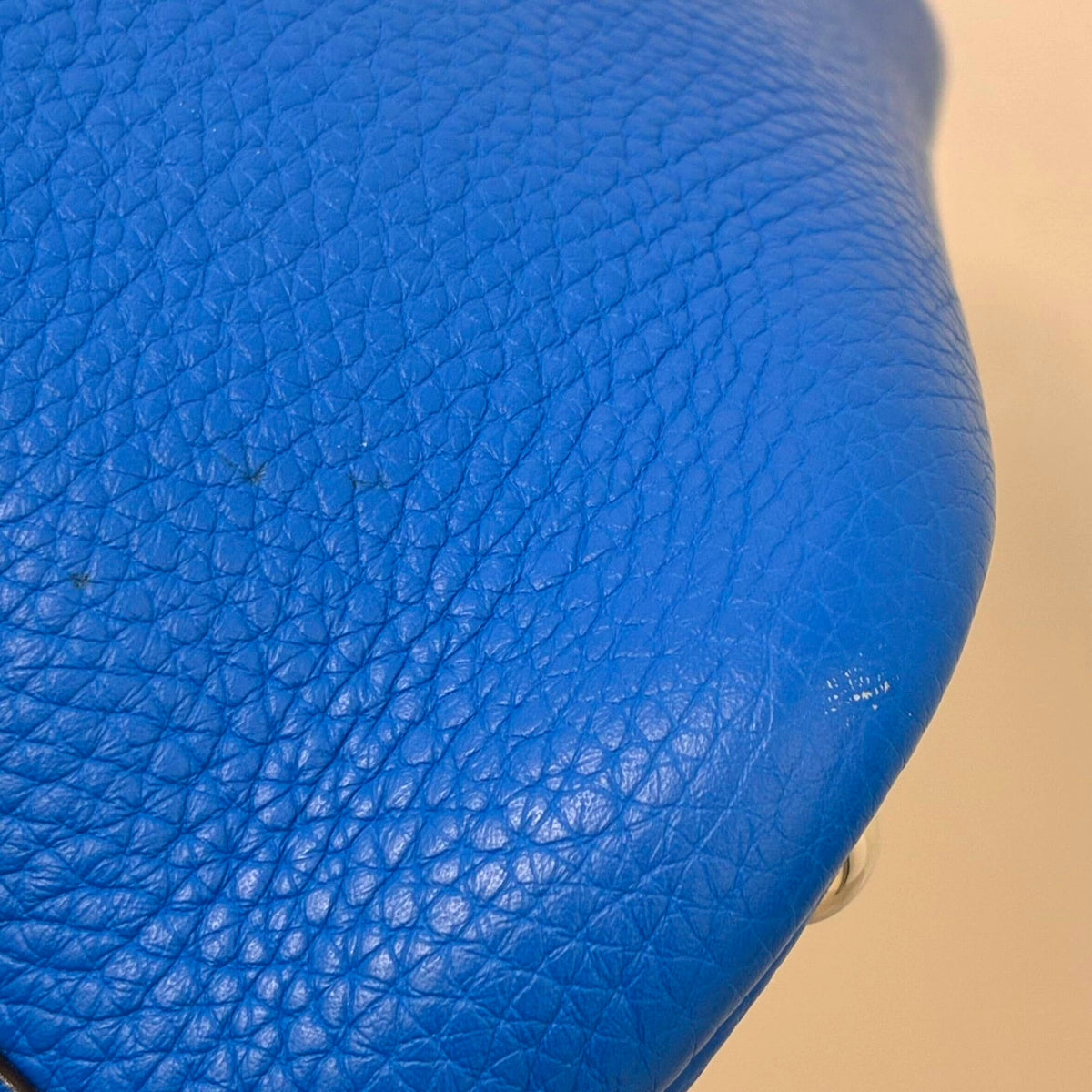 Hermes Blue Hydra Taurillon Clemence Bolide 31 2way Shoulder Handbag