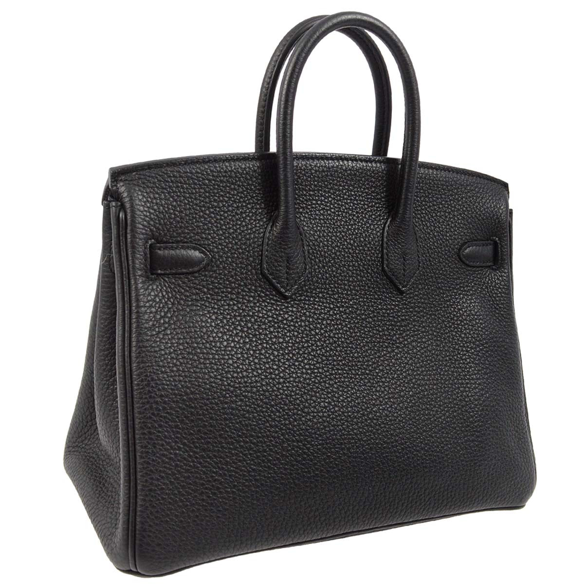 Hermes Black Togo Birkin 25 Handbag