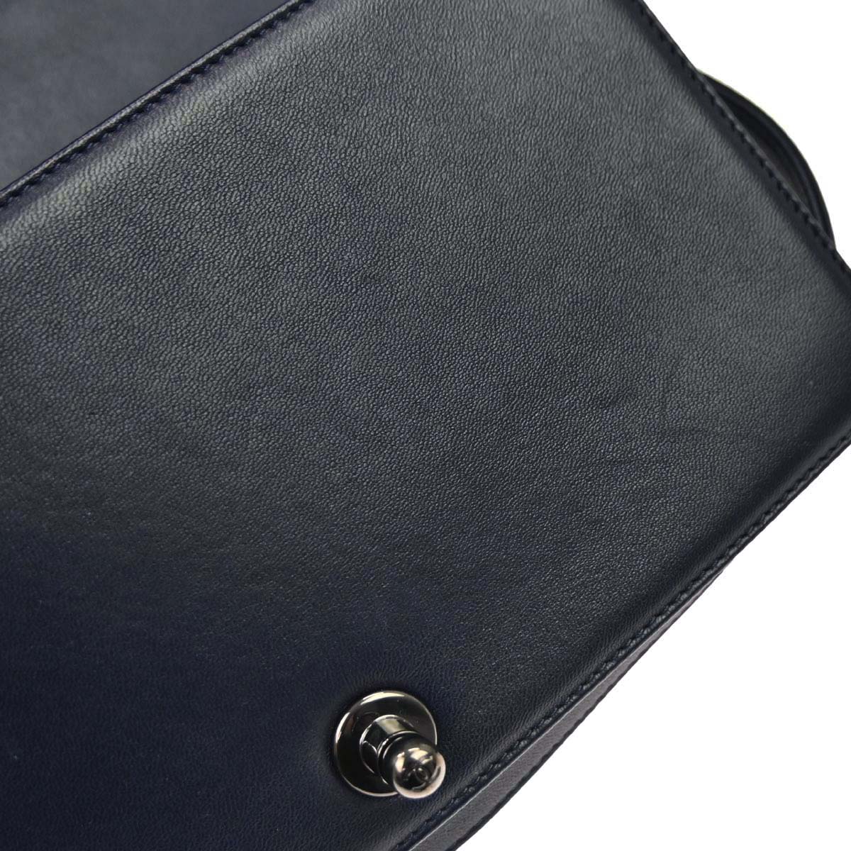 Boy Chanel 2017 Navy Black Lambskin Medium Shoulder Bag
