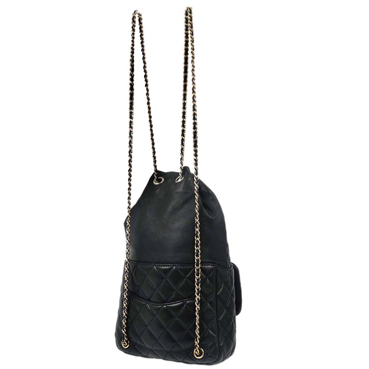 Chanel 2015-2016 Navy Lambskin Seoul Backpack