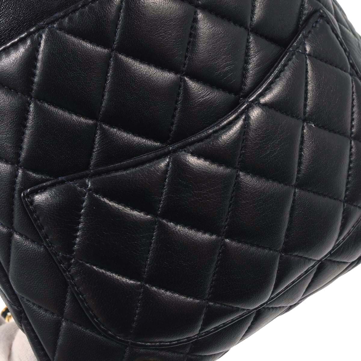 Chanel 2015-2016 Navy Lambskin Seoul Backpack