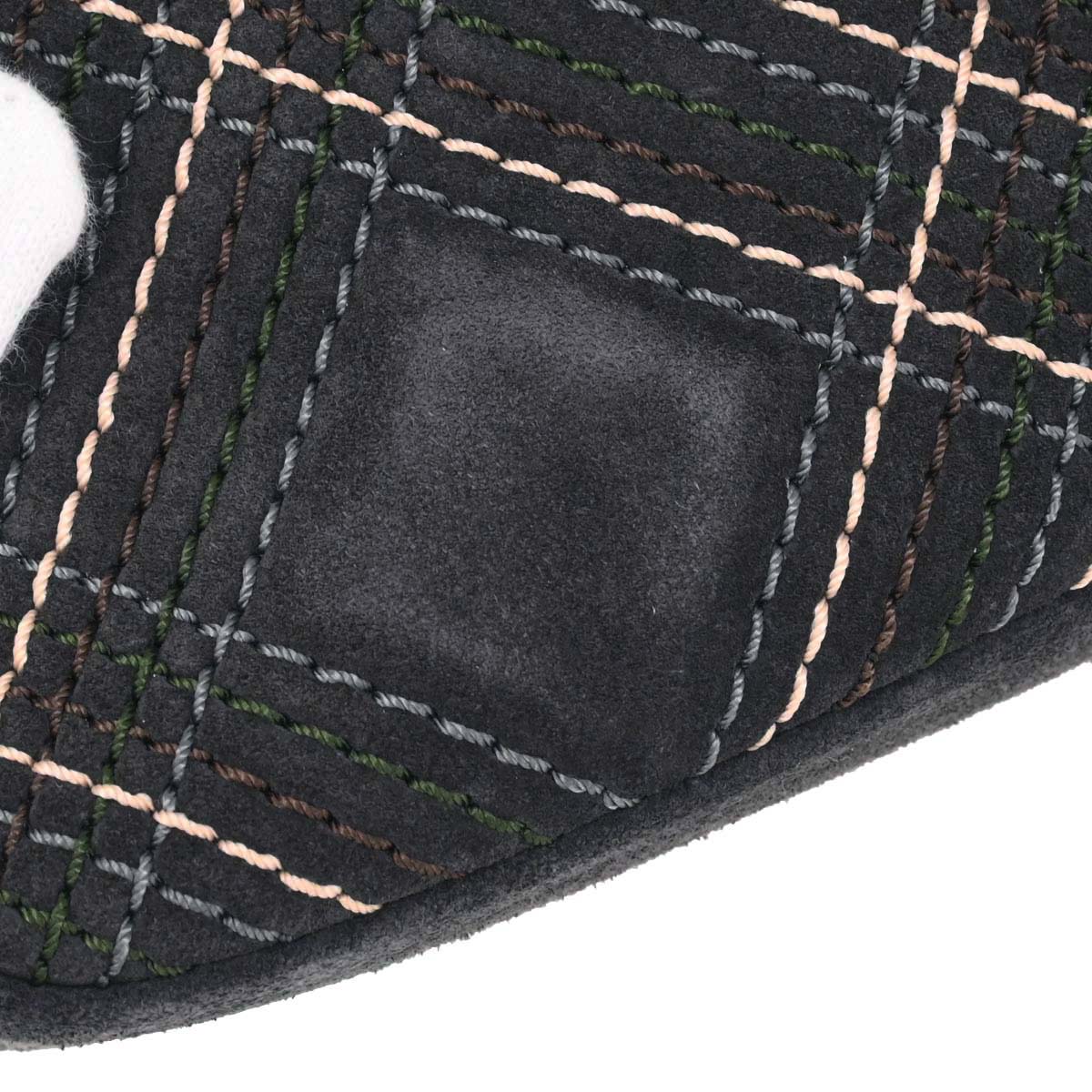 Chanel 2013-2014 Gray Suede Paris-Edinburgh Saltire Single Flap Shoulder Bag