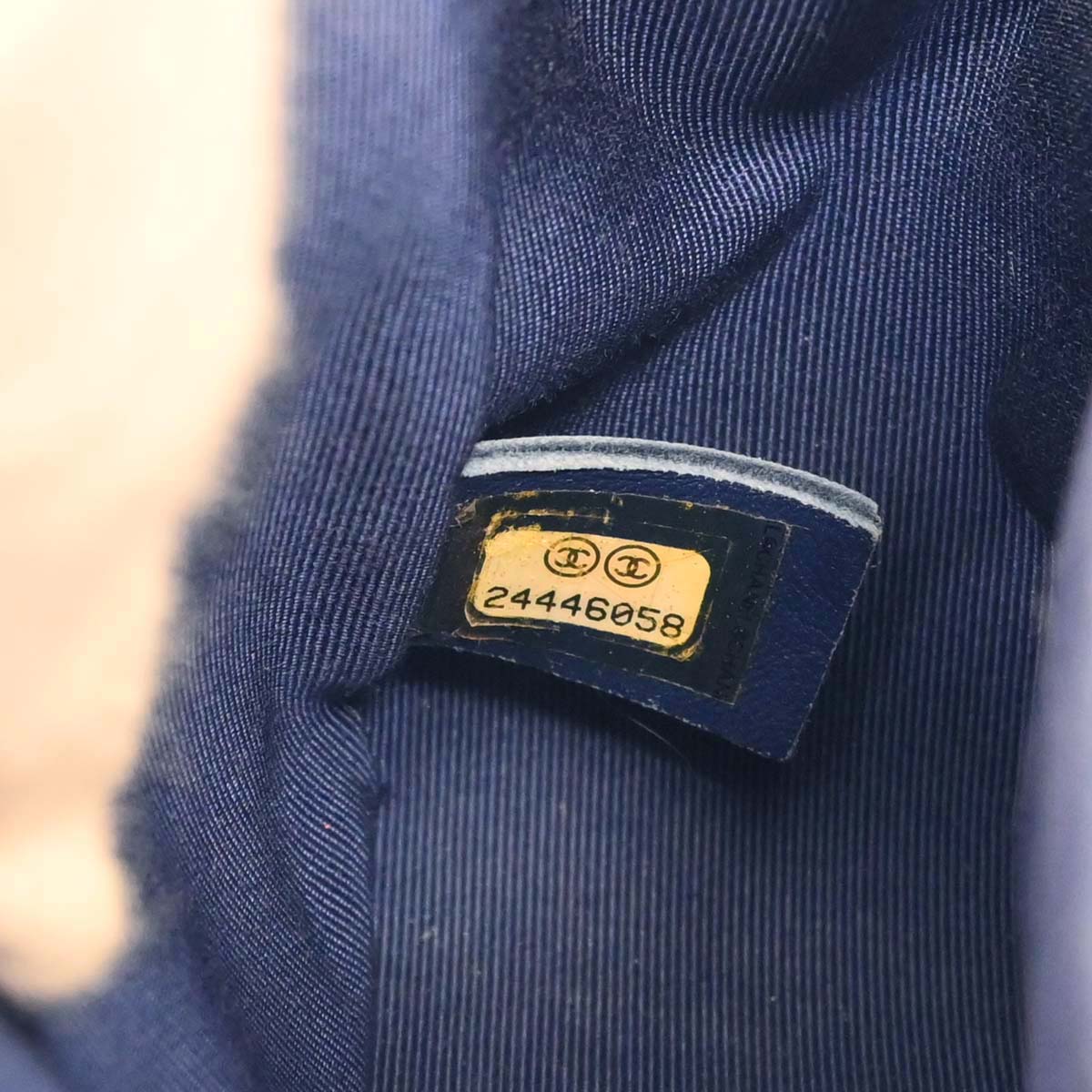 Chanel 2017-2018 Blue Caviar Skin Coco Handle 2way Shoulder Handbag