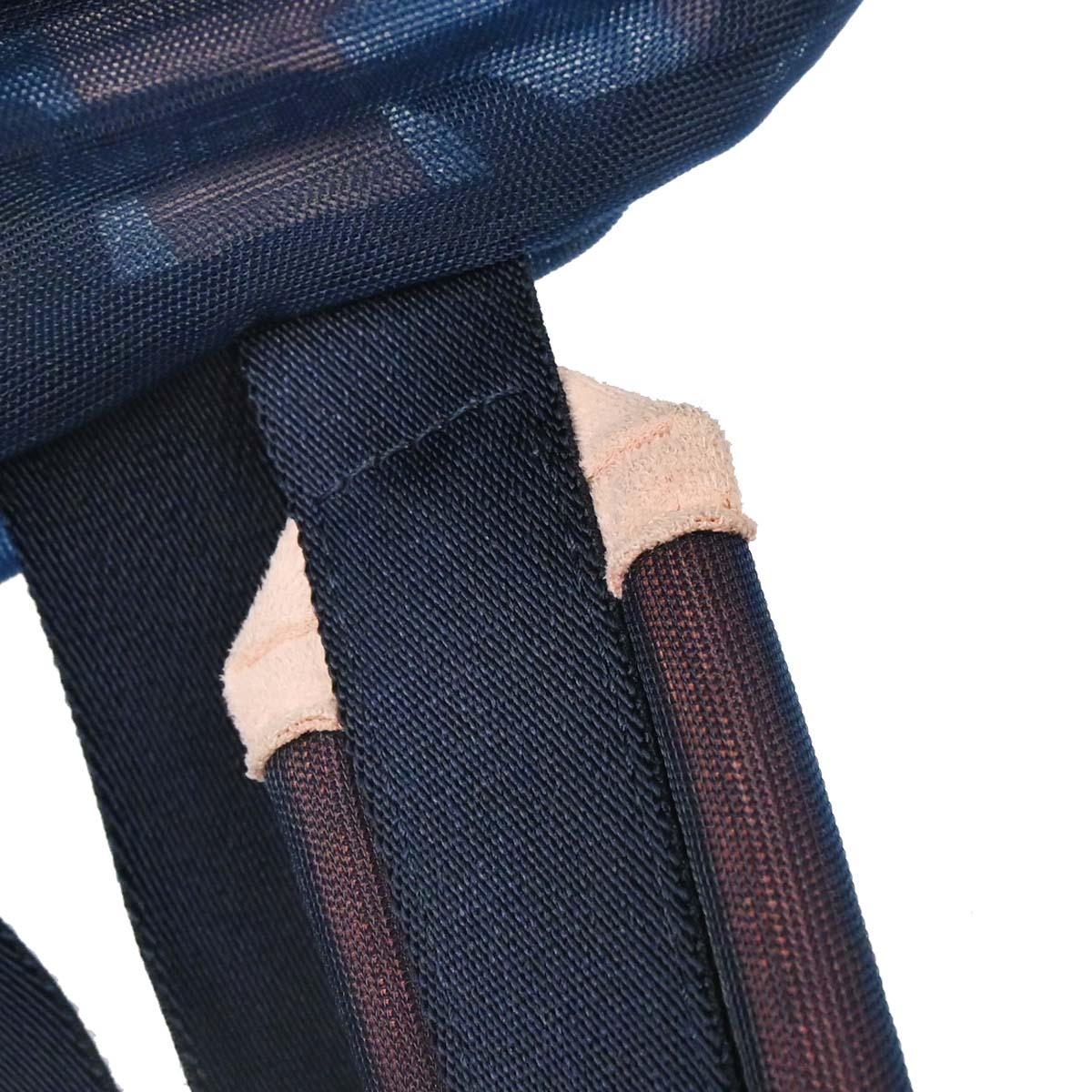 Chanel 2019 Blue Nylon Mesh Doudoune Logo Backpack