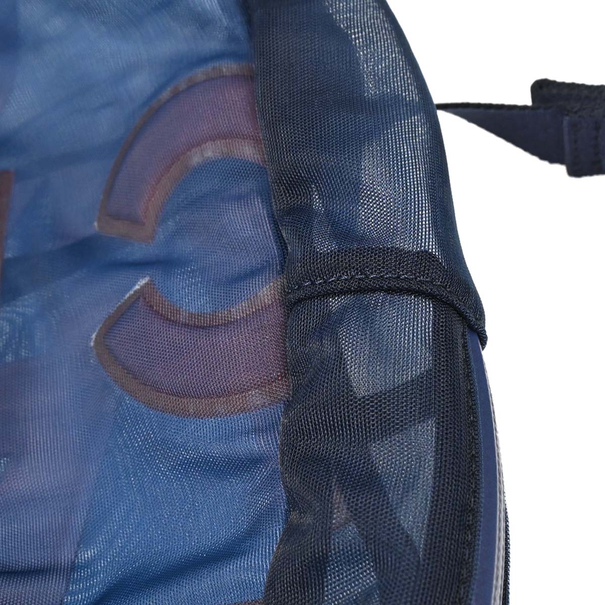 Chanel 2019 Blue Nylon Mesh Doudoune Logo Backpack