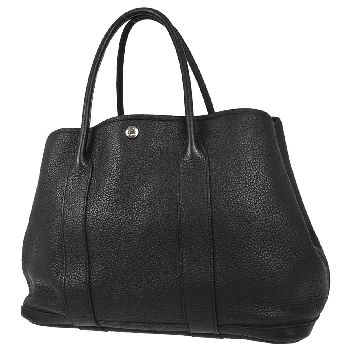 Hermes Black Negonda Garden Party 36 PM Tote Bag