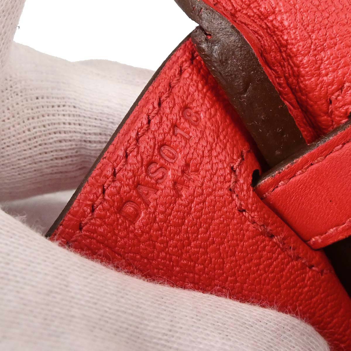 Hermes Rouge Vif Swift Birkin 25 Handbag
