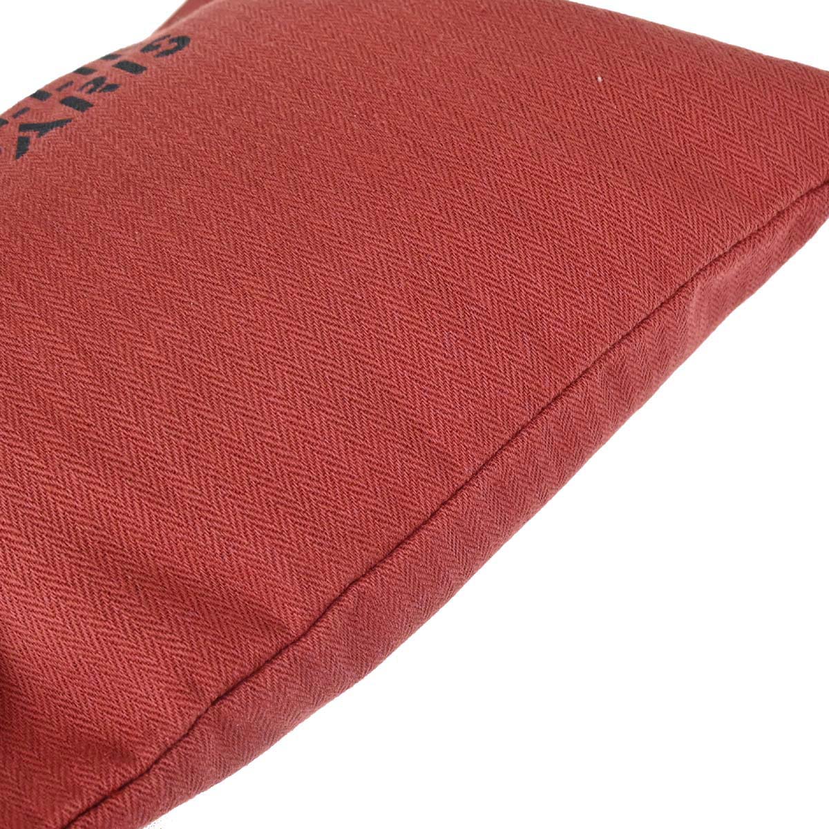 Hermes Rouge H Toile Chevrons Barenia Aline MM Shoulder Bag