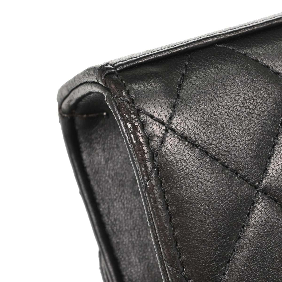 Chanel Black Lambskin Trendy CC Cardholder On Chain Shoulder Bag