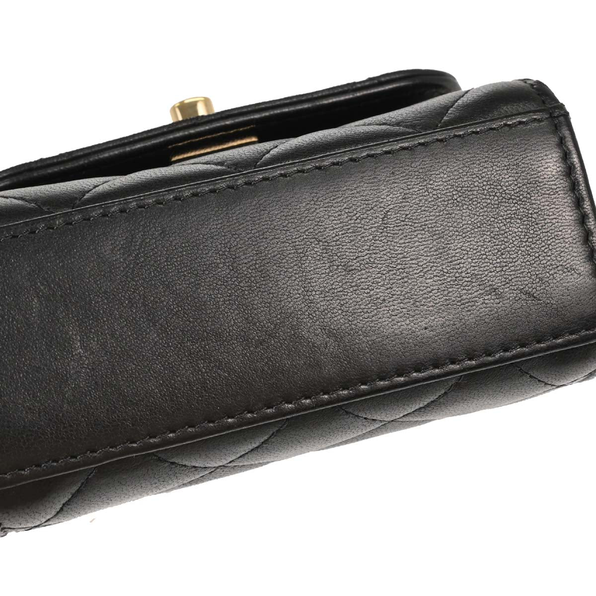 Chanel Black Lambskin Trendy CC Cardholder On Chain Shoulder Bag