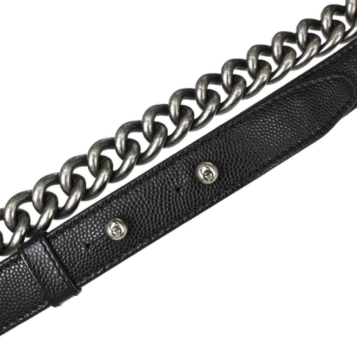 Boy Chanel 2019 Black Caviar Skin Small Chain Shoulder Bag