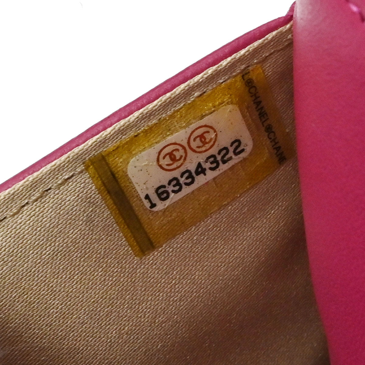 Chanel Pink Lambskin Camellia WOC Wallet on Chain Bag