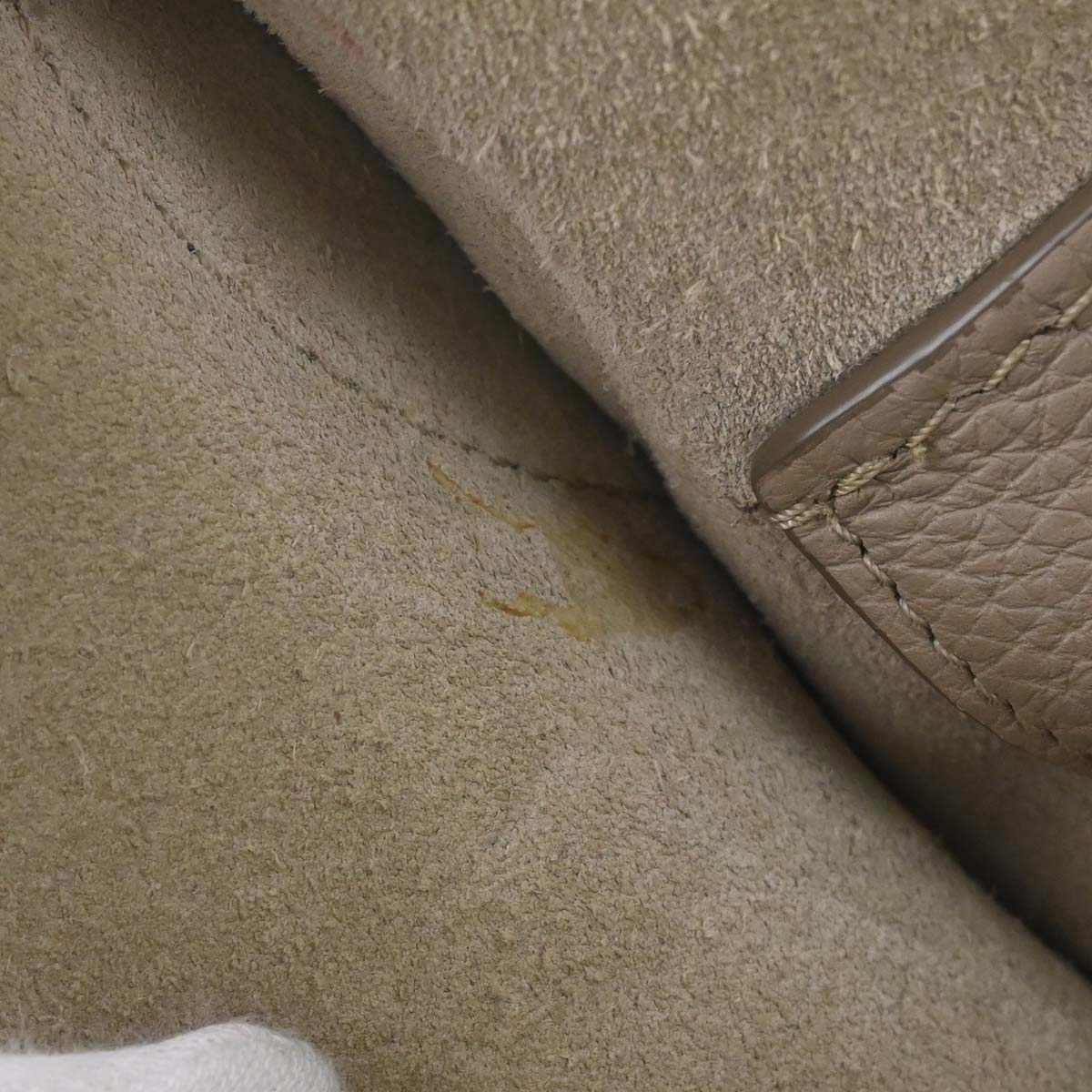 Celine Beige Calfskin Big Bag 2way Shoulder Tote Handbag