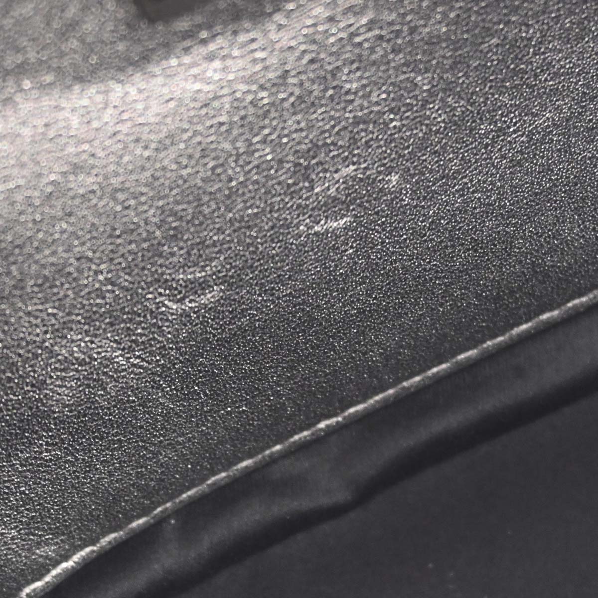 Miu Miu Metallic Silver Lambskin Matelasse Shoulder Bag
