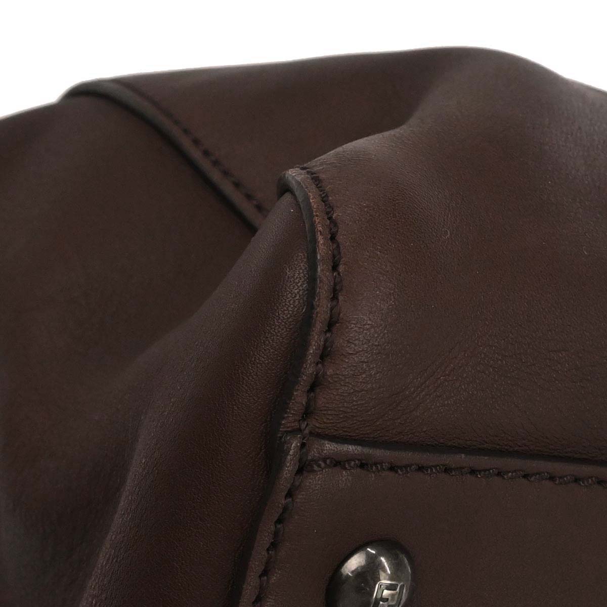 Fendi Brown Peekaboo 2way Shoulder Handbag