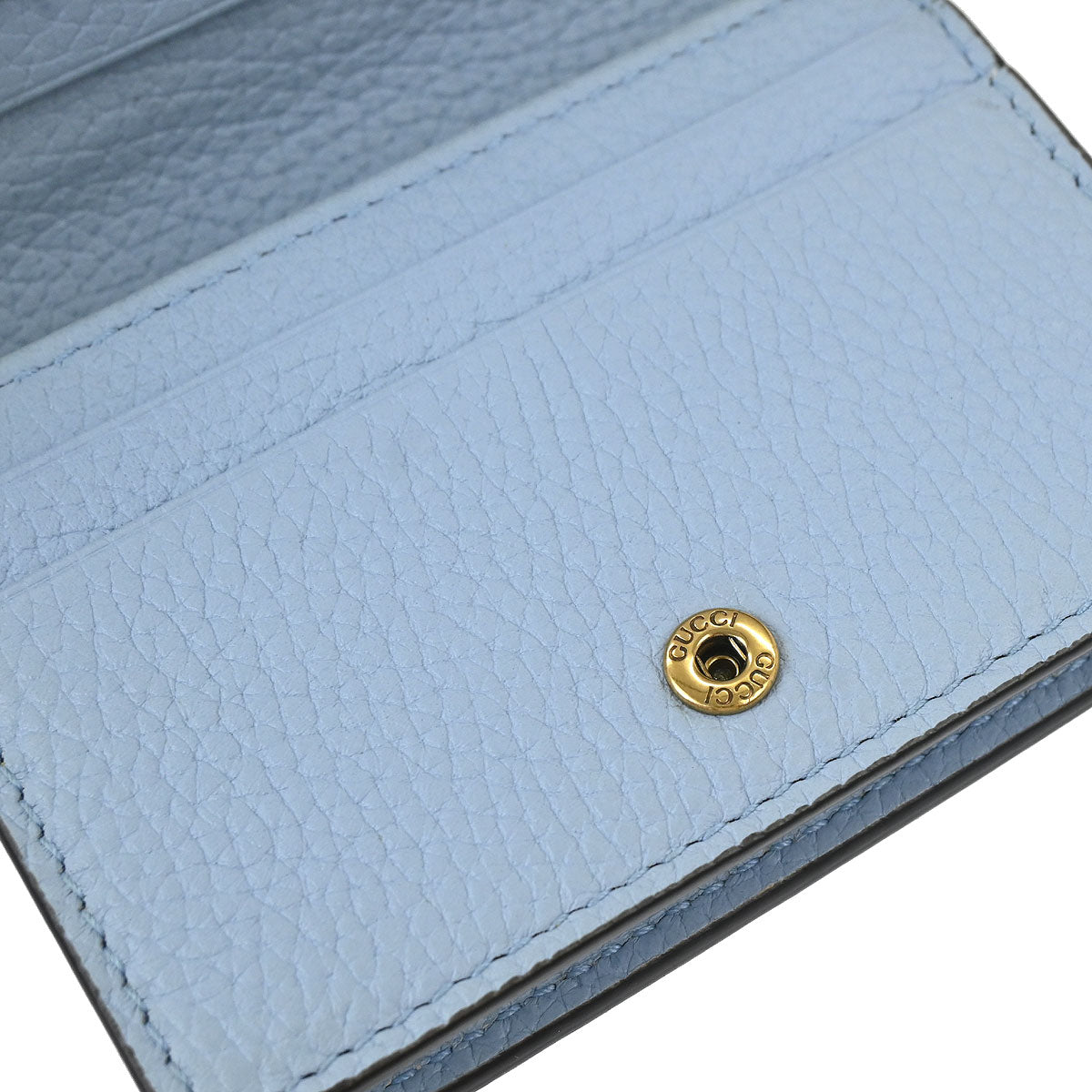 Gucci Light Blue Leather Wallet