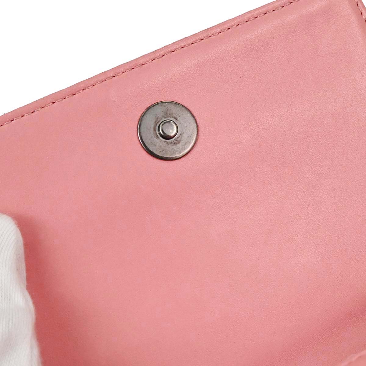 Chanel 2013-2014 Pink Lambskin Boy Brick Flap Bag Shoulder Bag