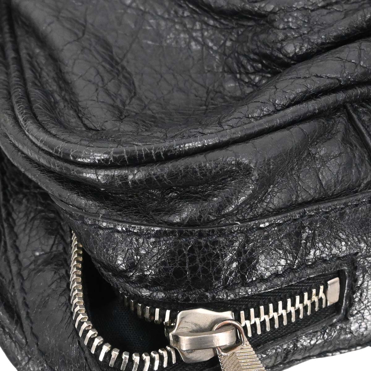 Balenciaga Black Lambskin Briefcase Business Handbag